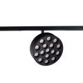 Raster do szynoprzewodu ściemniany LED czarny okrągły minimalistyczny nowoczesny MICRO11 N0012Z MAXLIGHT