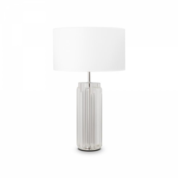 Lampka Stołowa Szklana Abażurowa MUSE MOD304TL-01CH MAYTONI