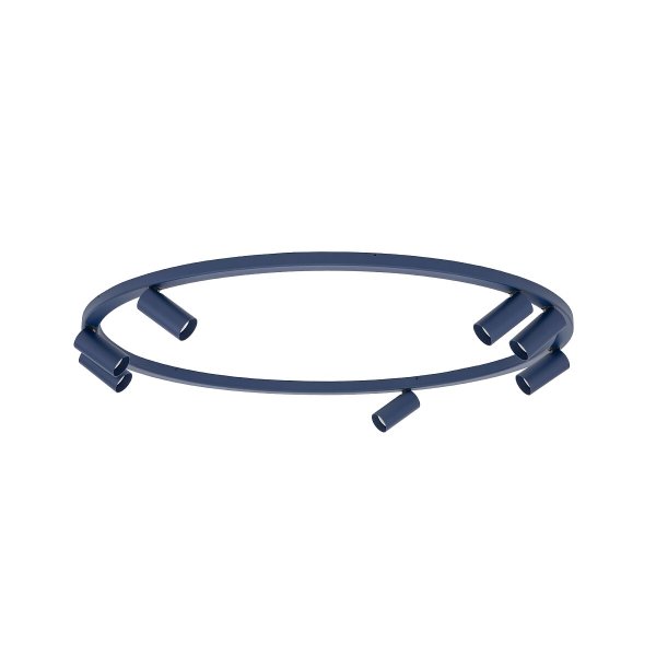 Nowoczesna lampa sufitowa granatowy minimalistyczny plafon FOURTY ROUND VII NAVY BLUE 11947 Nowodvorski Lighting 