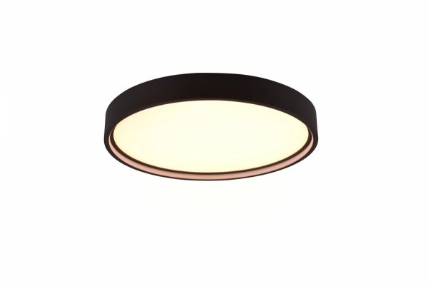 Czarny Nowoczesny Plafon LED Minimalistyczny Design DOHA 641310232 TRIO