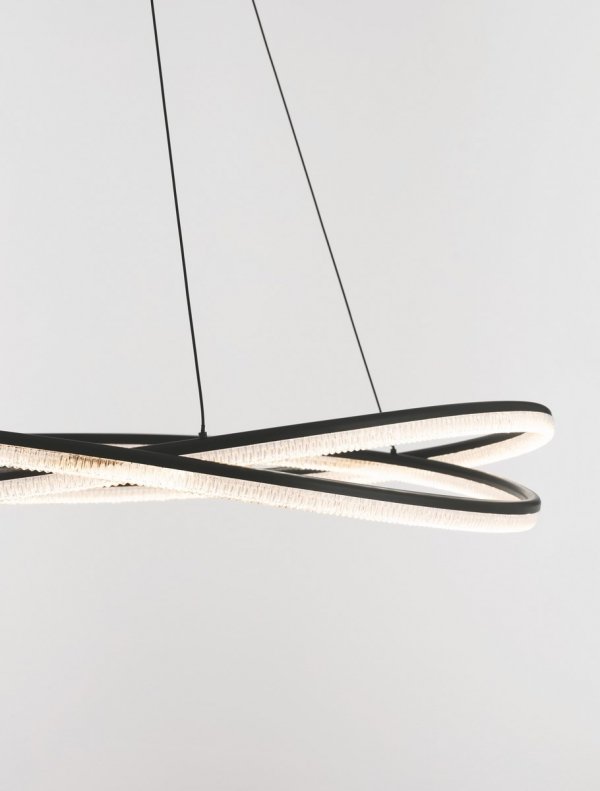 Nowoczesna Lampa Wisząca Czarna LED ILAVE LE44323 LUCES EXCLUSIVAS