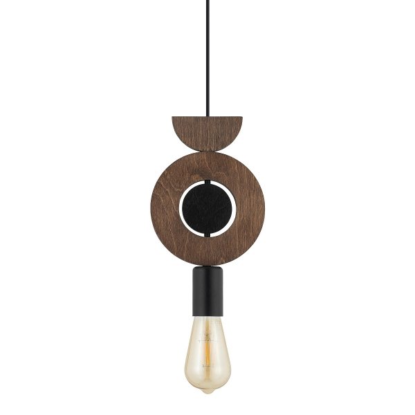 Nowoczesna Lampa Wisząca Drewniana W Stylu Boho DROPS WOOD D 11176 Nowodvorski Lighting