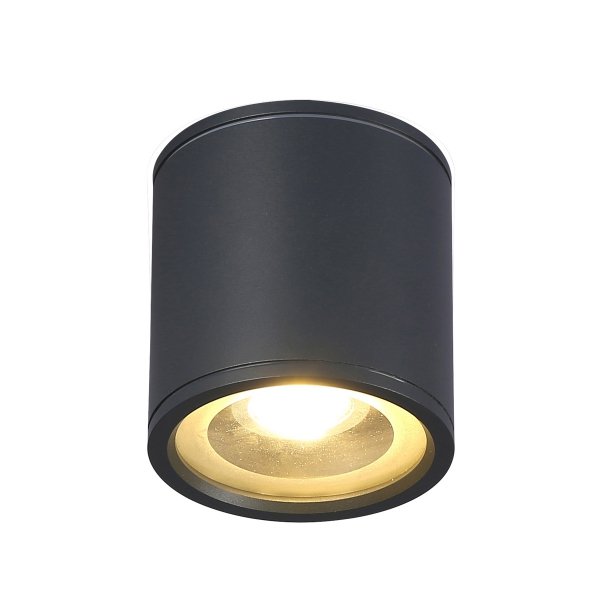 Nowoczesna Zewnętrzna Oprawa Sufitowa Natynkowa Tuba Plafon IP54 TORMI OPN-39039-BK ITALUX
