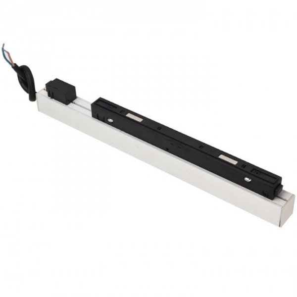 Białe Zasilanie Do Szynoprzewodu Magnetycznego Jednofazowego 200W AZZARDO TRACK MAGNETIC POWER SUPLY COVERT AZ4674