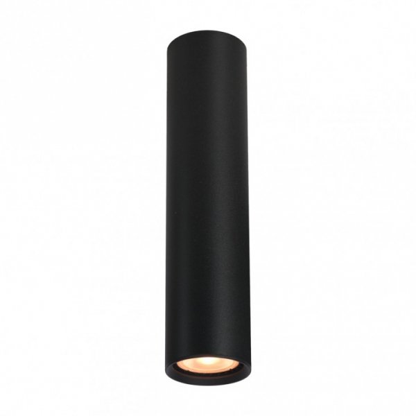 Nowoczesny Plafon Sufitowy Czarna Tuba Metalowa LOPUS CLN-48930-L-BK ITALUX