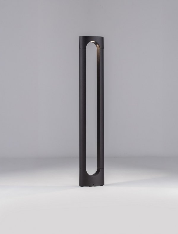 Minimalistyczny słupek ogrodowy uniwersalny LED aluminiowy kolor antracyt prostokąt IP65 LUNQUERA LE75103 Luces Exclusivas