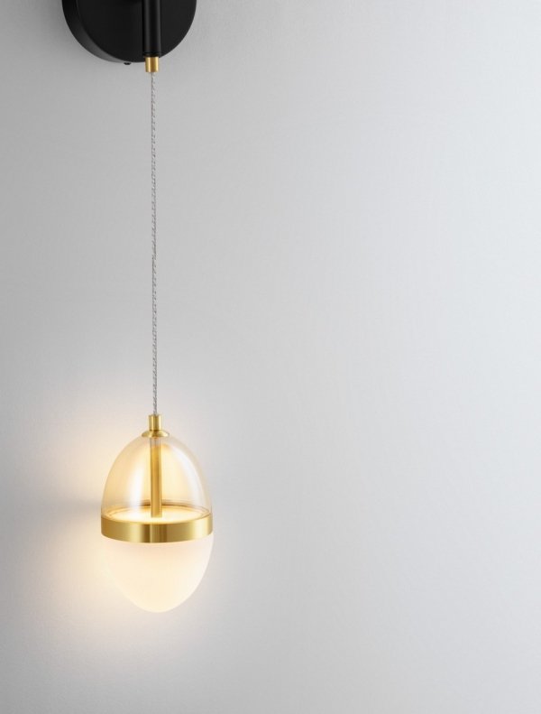 Nowoczesny Złoty Kinkiet Ścienny LED ARENA LE44333 LUCES EXCLUSIVAS