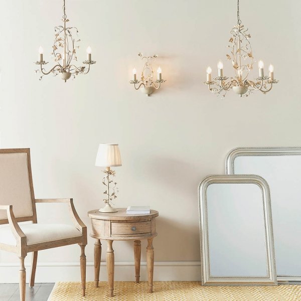 Lampa wisząca dworkowa świecznikowa kwiatowa designerska klasyczna dekoracyjna LULLABY-5CR ENDON