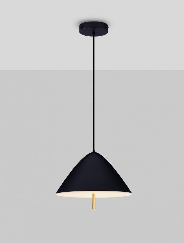 Designerska czarna lampa wisząca LED nowoczesna CARAPARI LE44654 Luces Exclusivas