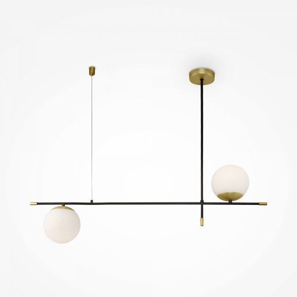 DESIGNERSKA LAMPA WISZĄCA NAD STÓŁ MAYTONI NOSTALGIA MOD048PL-02G SZKLANE KULE NOWOCZESNA LAMPA DO JADALNI