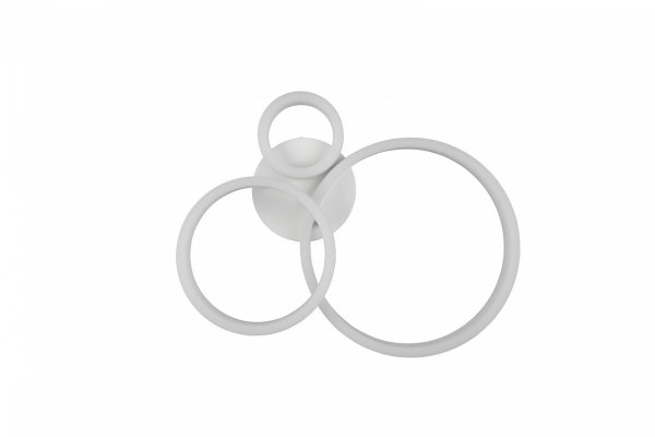 Nowoczesny plafon lampa sufitowa LED biała metalowa designerska minimalistyczna koła SCOPE R63601331 RL