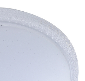 Nowoczesna Oprawa Sufitowa Ozdobny Plafon LED BORLA PLF-63748-S-CL ITALUX