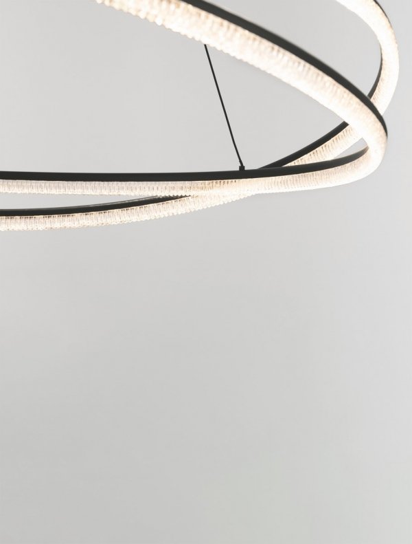 Nowoczesna Lampa Wisząca Czarna LED ILAVE LE44323 LUCES EXCLUSIVAS