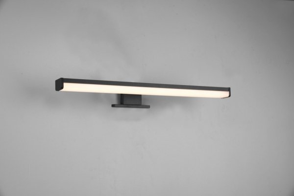 Lampa ścienna kinkiet LED czarny nad lustro listwa minimalistyczny IP44 LINO 284114032 TRIO
