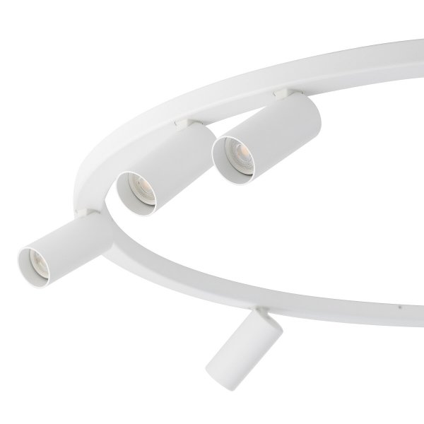 Nowoczesna lampa sufitowa biały minimalistyczny plafon FOURTY ROUND VII WHITE 11945 Nowodvorski Lighting 