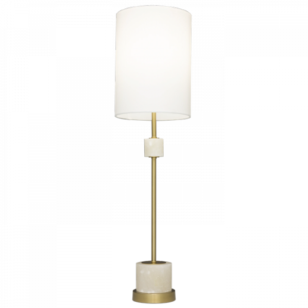 Minimalistyczna Lampka Stołowa Glamour BARI T01040BR-WH COSMO LIGHT