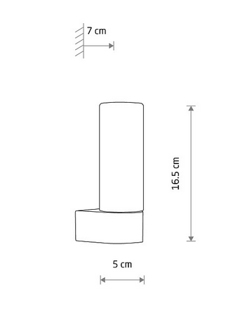 Nowoczesna Dekoracyjna Lampa Ścienna Szklany Kinkiet IP44 NATALIE I CHROME 10723 Nowodvorski Lighting
