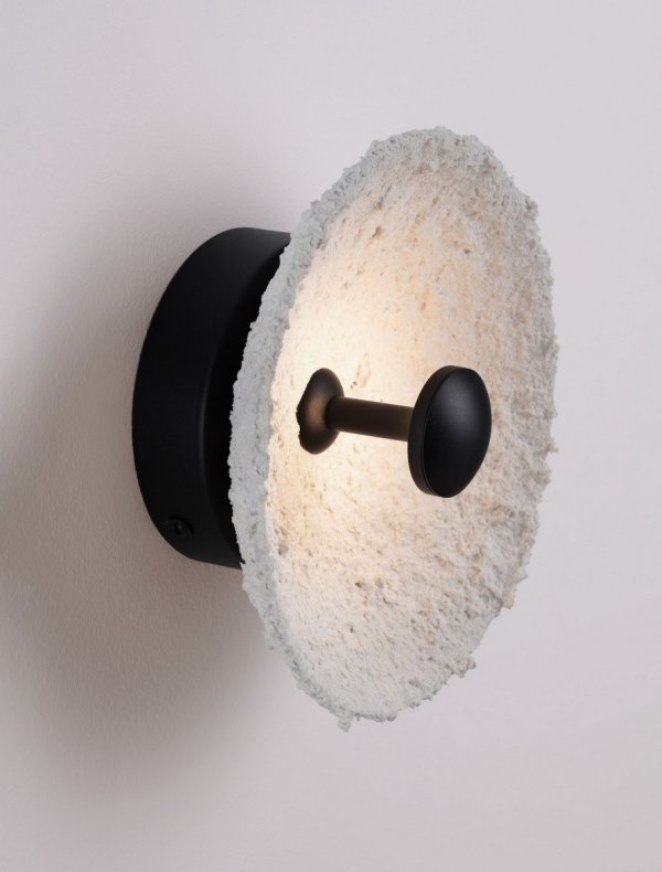 Lampa ścienna kinkiet LED okrągły 20cm papierowy biały dekoracyjny minimalistyczny skandynawski ALTEA LE45812 Luces Exclusivas