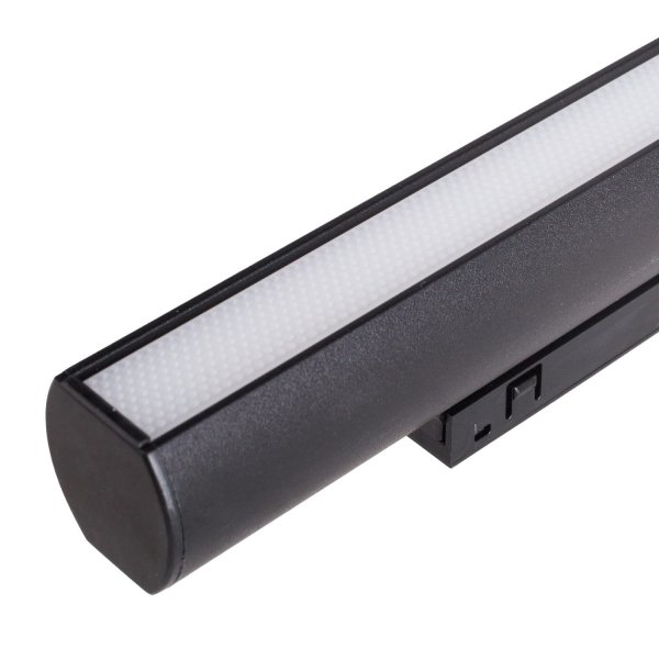 Linia do szynoprzewodu czarna obrotowa LED listwa minimalistyczna nowoczesna On-Off- MICRO11 N0006N MAXLIGHT