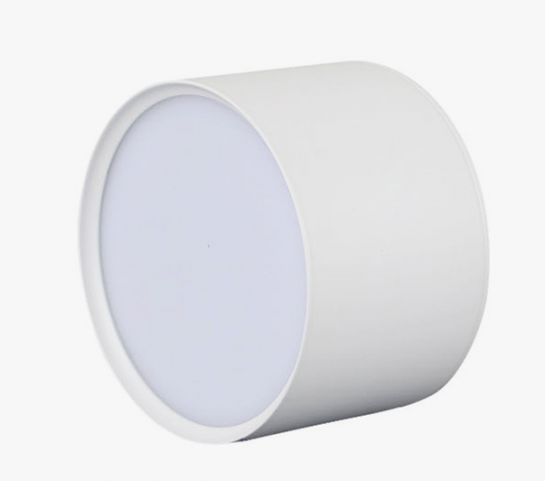 Nowoczesna hermetyczna oprawa sufitowa natynkowa plafon LED tuba spot sufitowy aluminium biały KENDAL LP-6331/1C IP54 WH Light Prestige CCT
