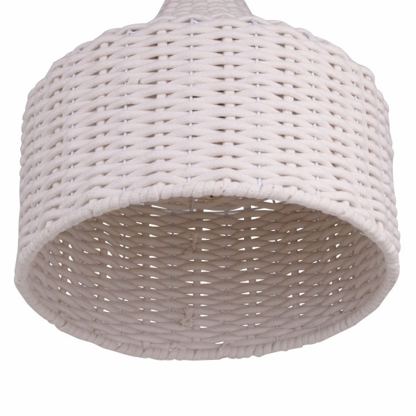 Lampa sufitowa bawełniana o wymiarach 46x46x50cm