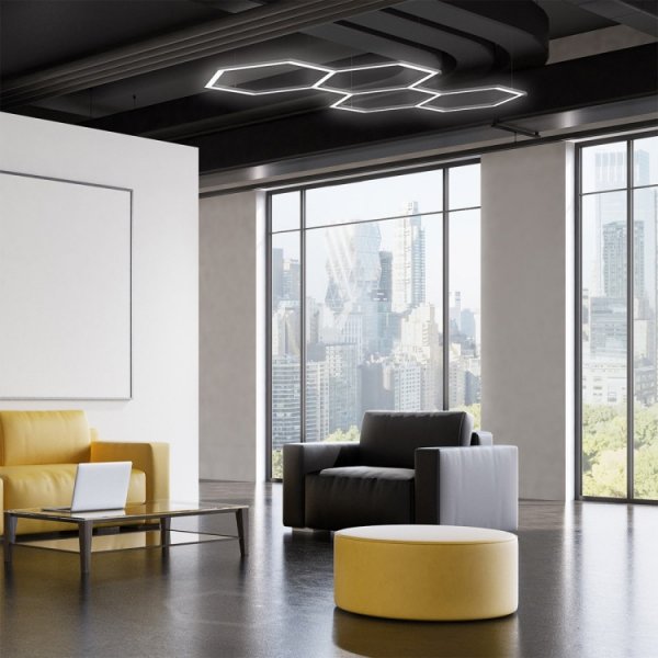 Nowoczesny System Modułowy GEOMETRIC SYSTEM 3 LED LP-0109/3C 4K LIGHT PRESTIGE Oprawa Ścienno Sufitowa 
