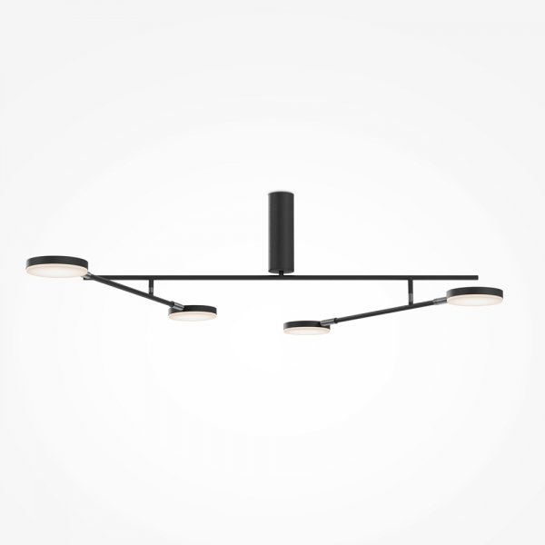 Lampa sufitowa wisząca nowoczesna LED metalowa czarna regulowana Fad MAYTONI MOD070CL-L30B3K