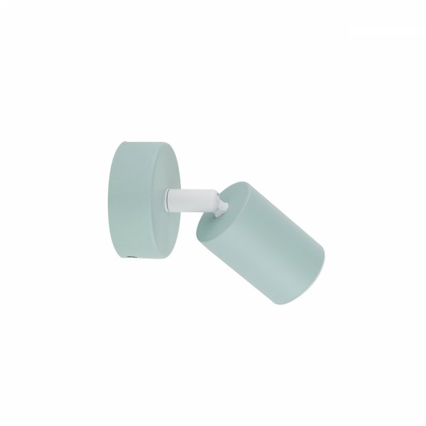 Nowoczesna oprawa ścienno sufitowa do pokoju dziecięcego miętowa tuba reflektor spot kinkiet LIVIA MINT 10220 TK-Lighting