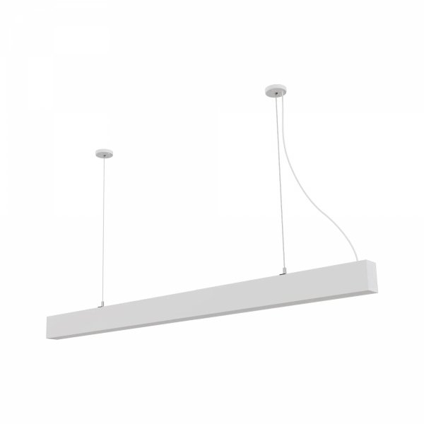 Lampa wisząca do salonu do biura Sigi V PL0130-WH Yaskr biała LED 3000K