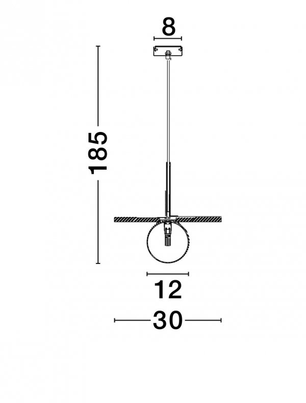 Stylowa lampa wisząca marmur szklany klosz JUANJUI LE44854 Luces Exlusivas