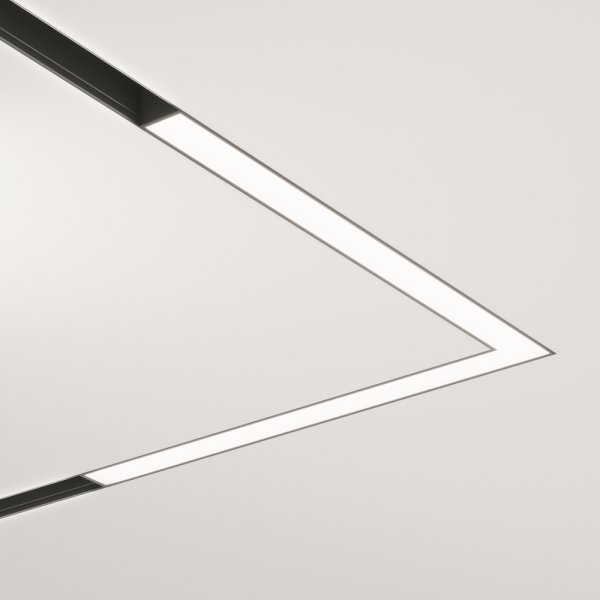 Ścieżka świetlna listwa LED do szynoprzewodu magnetycznego aluminium czarny Basis MAYTONI TR042-2-24W3K-1