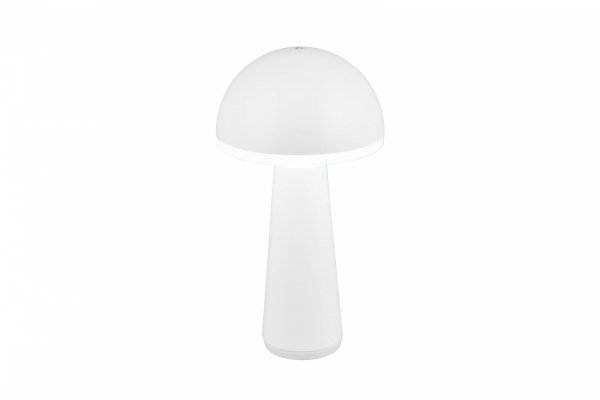 Nowoczesna Dekoracyjna Lampka Stołowa LED Biała FUNGO R57716131 RL IP54