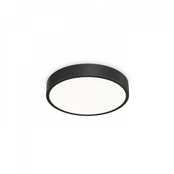 Okrągła Czarna Lampa Sufitowa LED RAY 327600 IDEAL LUX