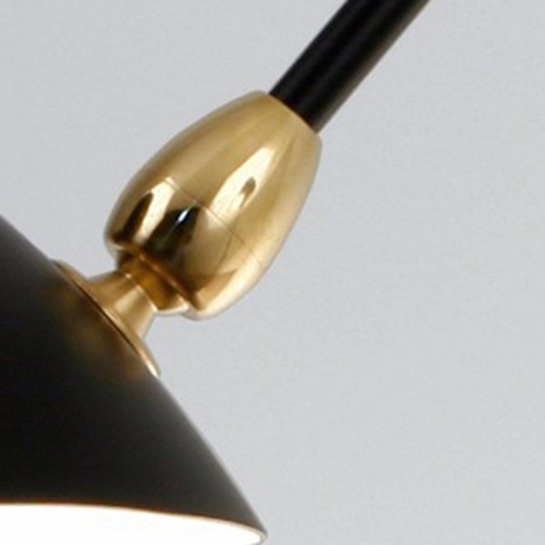 Lampa podłogowa stojąca czarna designerska klasyczna minimalistyczna do salonu sypialni CRANE F8701 Step Into Design