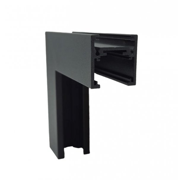 Łącznik kątowy pionowy 90° Magnetic Line Niski TLV-A02L Yaskr czarny