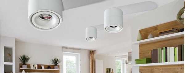 Oprawa sufitowa BIAŁA tuba kierunkowa AZZARDO COSTA LED 12W CCT SWITCH WH AZ6032