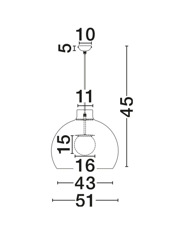 Lampa wisząca czarna boho pleciona okrągła 51cm IP65 minimalistyczna Luces Exclusivas
