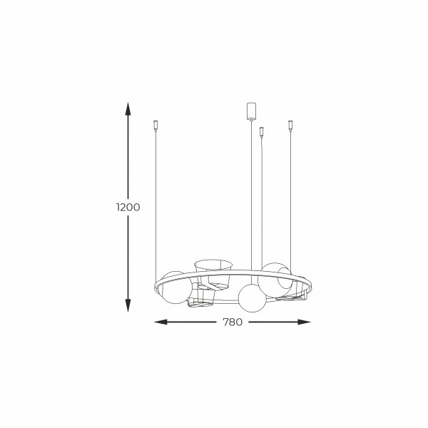 5005 PLANT 3 PENDANT LAMP