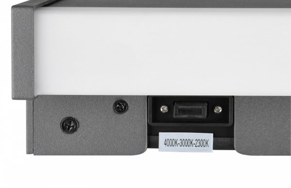 Antracytowy Kinkiet Ścienny Zewnętrzny LED DAWSON 246360342 TRIO
