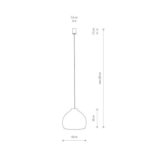 Naturalna Lampa Wisząca Rattanowa BOHO M 11151 Nowodvorski Lighting