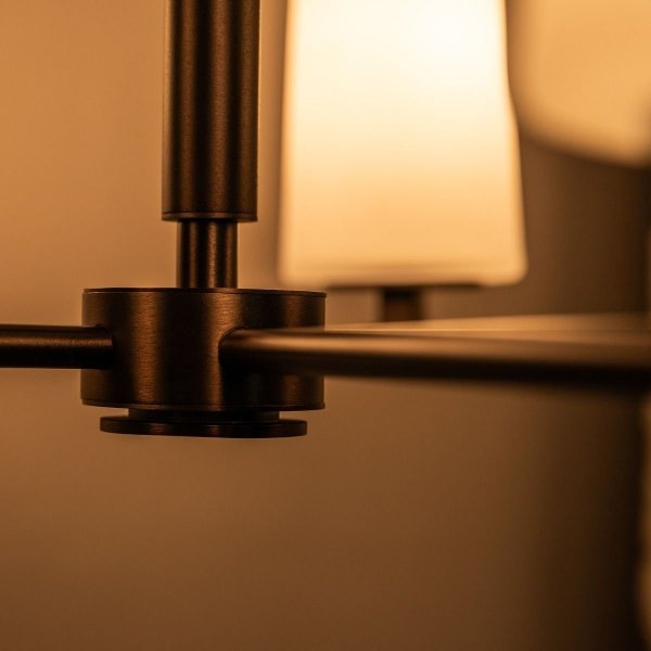 Lampa wisząca 1246 VINCENZA Czarny Elegancki Żyrandol Zuma Line