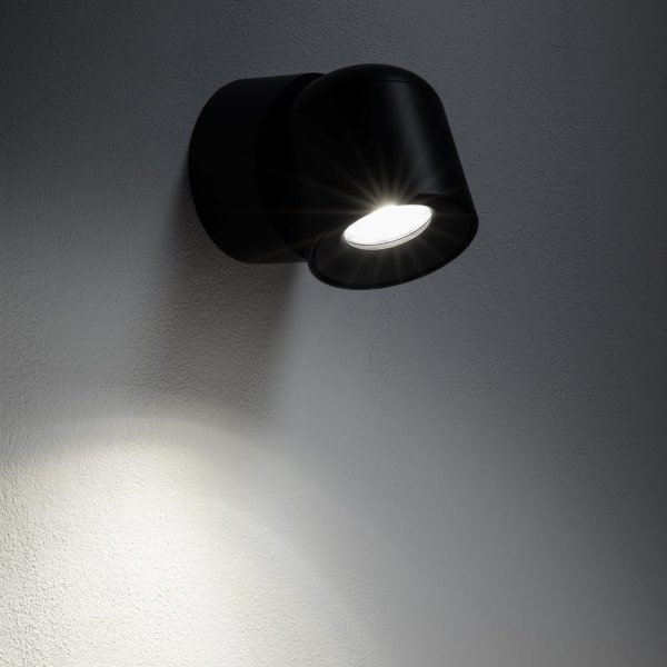 Lampa sufitowa kinkiet spot regulowany czarny IP54 Oscar Nowodvorski Lighting 11346