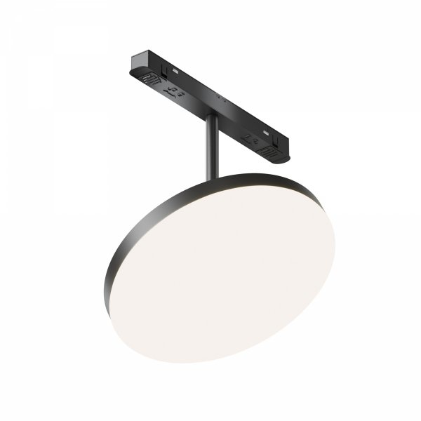 Nowoczesny Minimalistyczny Plafon Sufitowy LED Czarny Szynoprzewodowy Magnetyczna PLATO EXILITY TR131-4-15W-DS-B MAYTONI