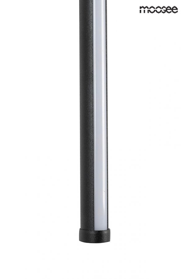Nowoczesny Czarny Kinkiet Ścienny LED OMBRE 80 MSE010100382 MOOSEE