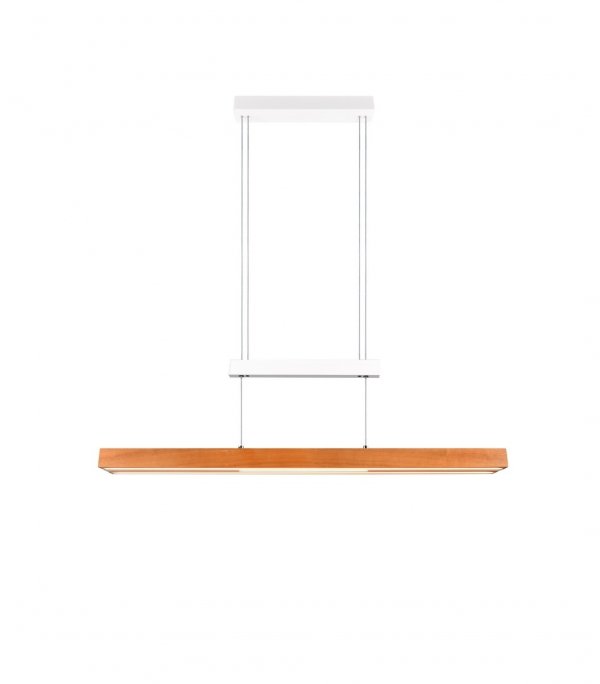 Nowoczesna Lampa Wisząca TRAJAN Trio LED 46W Listwa Góra-Dół Rozsuwalna