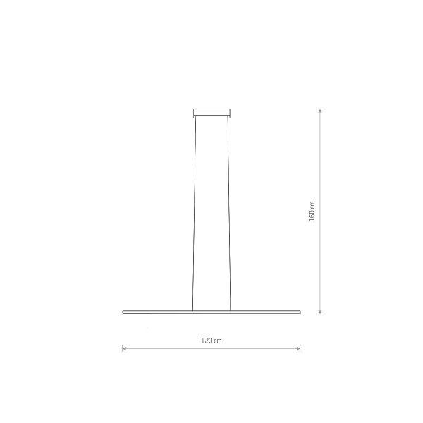 Nowoczesna Lampa Wisząca LED Czarna BAR S 10363 Nowodvorski Lighting