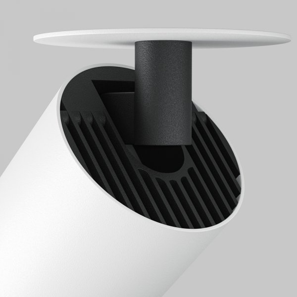 Lampa sufitowa tuba biała aluminiowa regulowana FOCUS LED MAYTONI C053CL-L12W3K-W-W