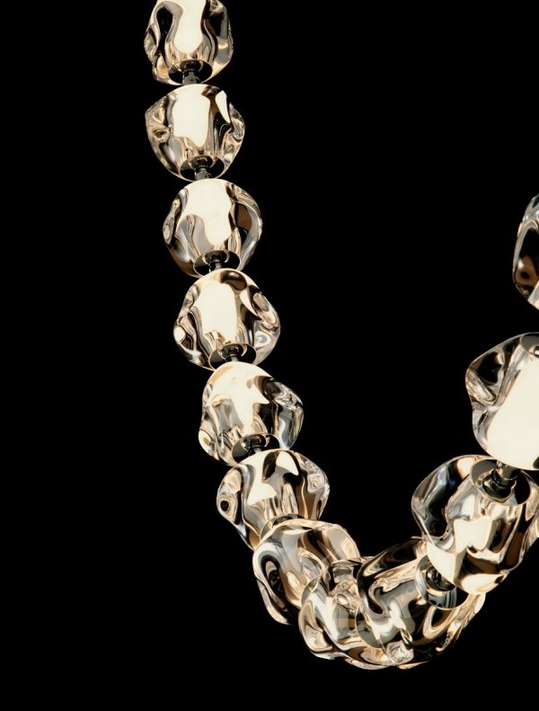 Nowoczesna Molekularna Lampa Wisząca Salonowa Białe Kule LUCES EXCLUSIVAS CHEPEN LE44423