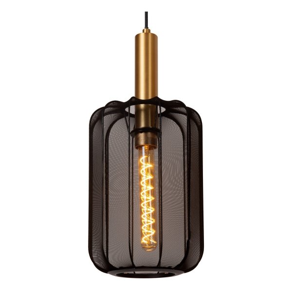 Lampa Wisząca Nowoczesna Czarne Klosze Materiałowe CORINA 03447/03/30 LUCIDE