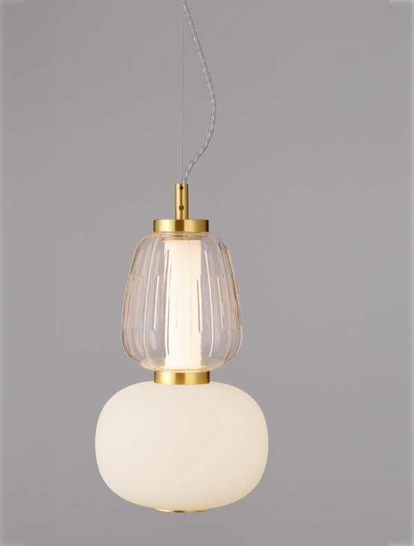 Designerska Lampa Wisząca Szklana LED Nowoczesna MOVIL LUCES ESCLUSIVAS